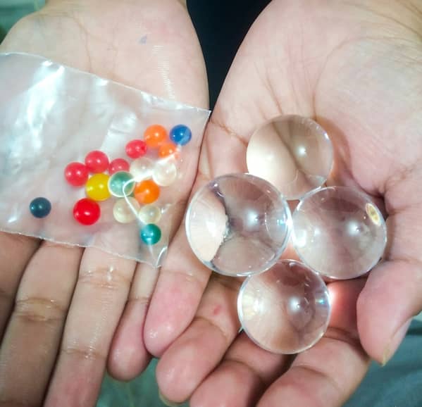 Big Size Magic Water Balls (Pack of 50) High-Quality Orbeez Balls, Transparent