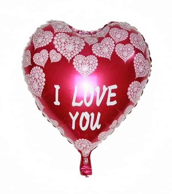 One Piece 18' Heart Shape Balloon - Red