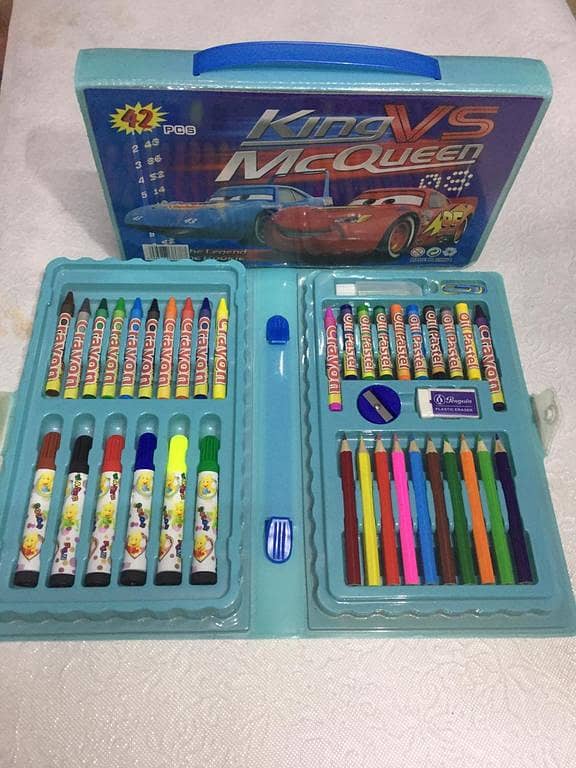 Color Kit with Portable Gift Box – Premium 42-Piece Coloring Set