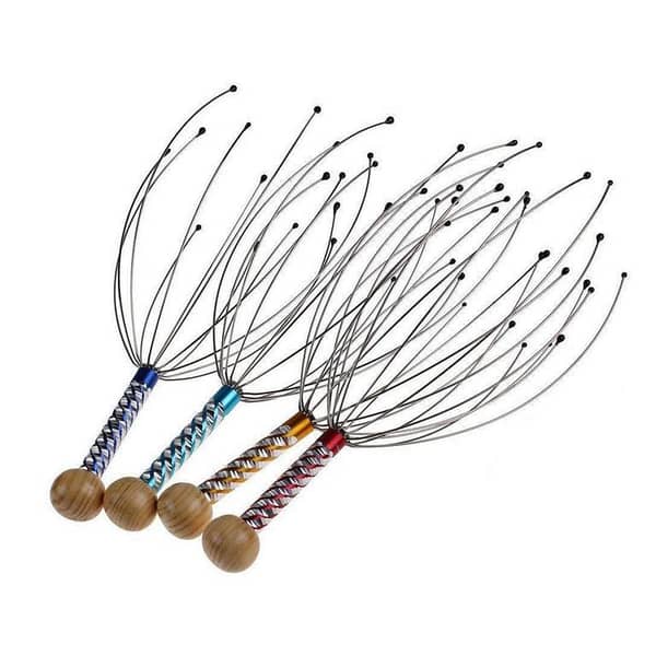 Octopus Head Relaxing Massager – Handheld Scalp Massager for Deep Relaxation, Hair Stimulation and Stress Relief
