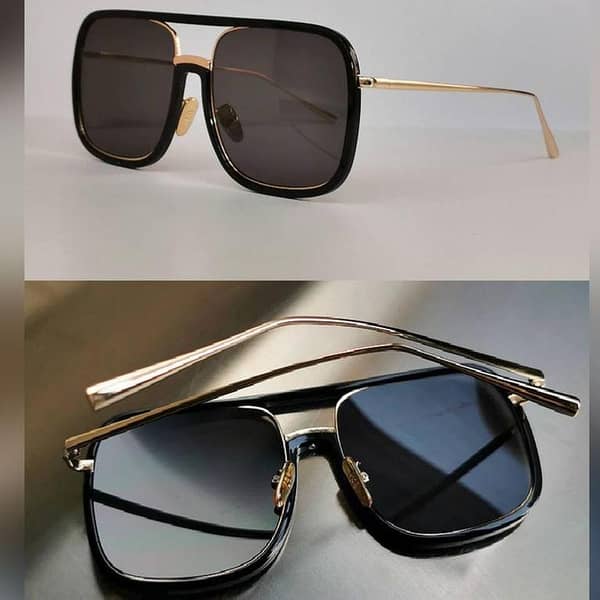 Fashionable Solid Sunglasses for Men – Simple Transparent Casual Oval Style (2020)