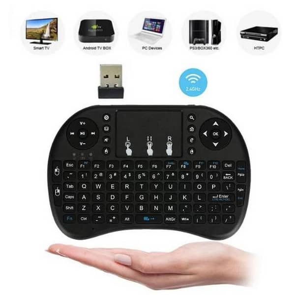 Mini Wireless Keyboard Rf500 - Multi Color Back led with fast Shipping