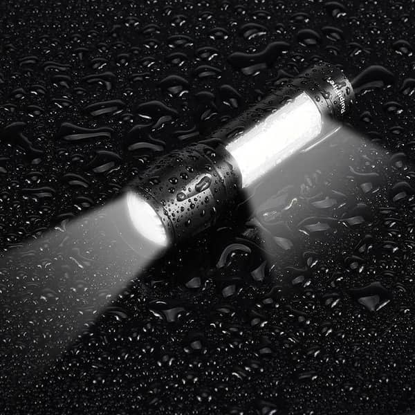 Cob_Led Flashlight Lamp Hand Torch USB Charge for Outdoor Use