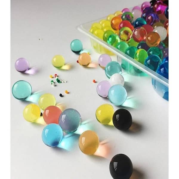 60000 Sixty Thousand Pearl Shaped Hydro-Gel Crystal Soil Water Beads Bio Gel Mud Grow Magic Jelly Balls Orbiz For Flower Wedding Home Decor