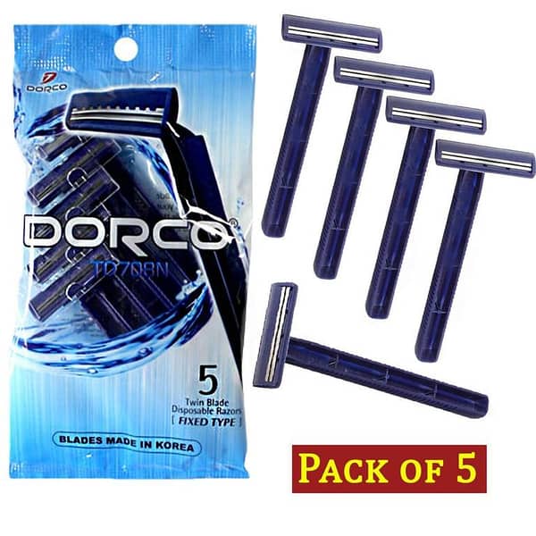 DORCO 5-Twin Blade Disposable Razors