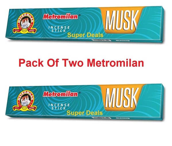 Metromilan musk agarbatti 2 two pices box  Scent Of Love Incense in Pakistan