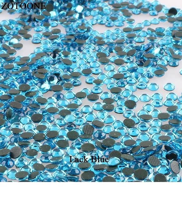 500Pcs Hotfix Glass Red Rhinestones for Clothing, Nail Art, and Crafting (Flatback, 1.3–1.5mm, Round) E
