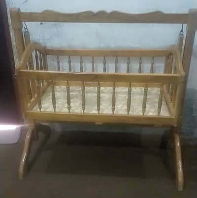 Baby Cradle, Jhola ( Wooden) excellent condition
