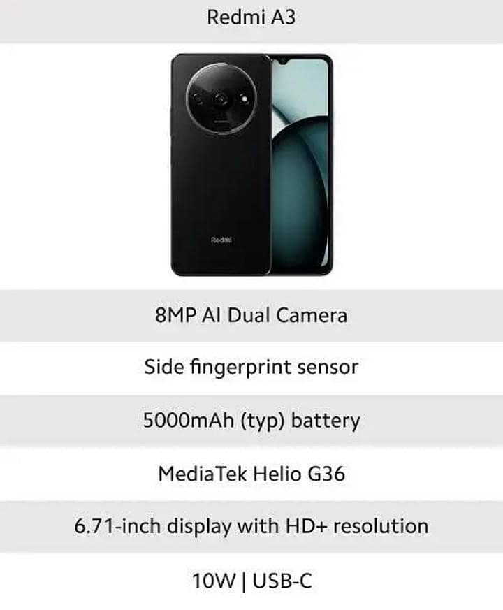Xiaomi Redmi A3 1