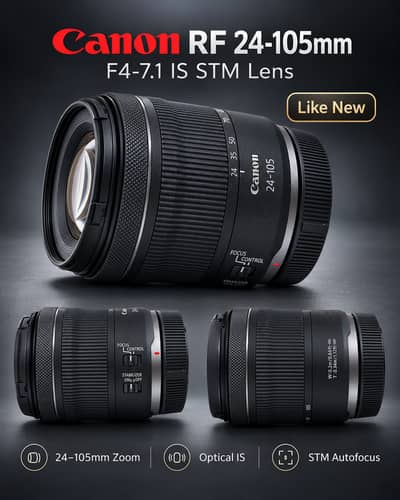 Canon RF 24-105mm F4-7.1 IS STM Lens – New