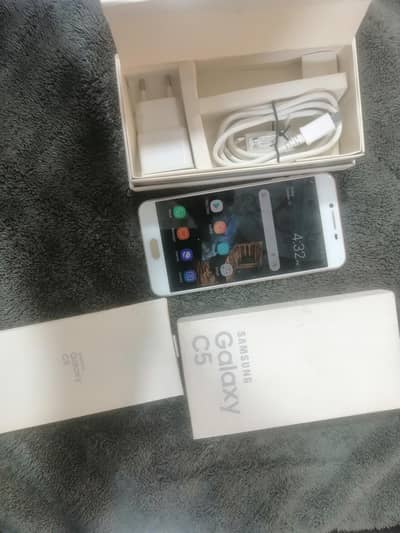 Samsung Mobile C5 contact 03164996457  fingerprint 64GB ROM 4G RAM
