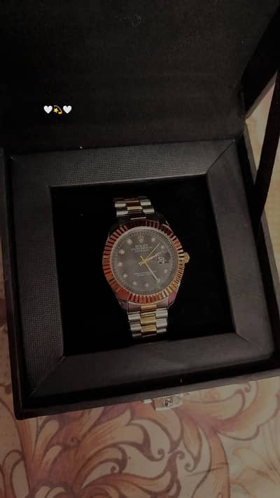 Rolex Men's stainless steel Watch Gold