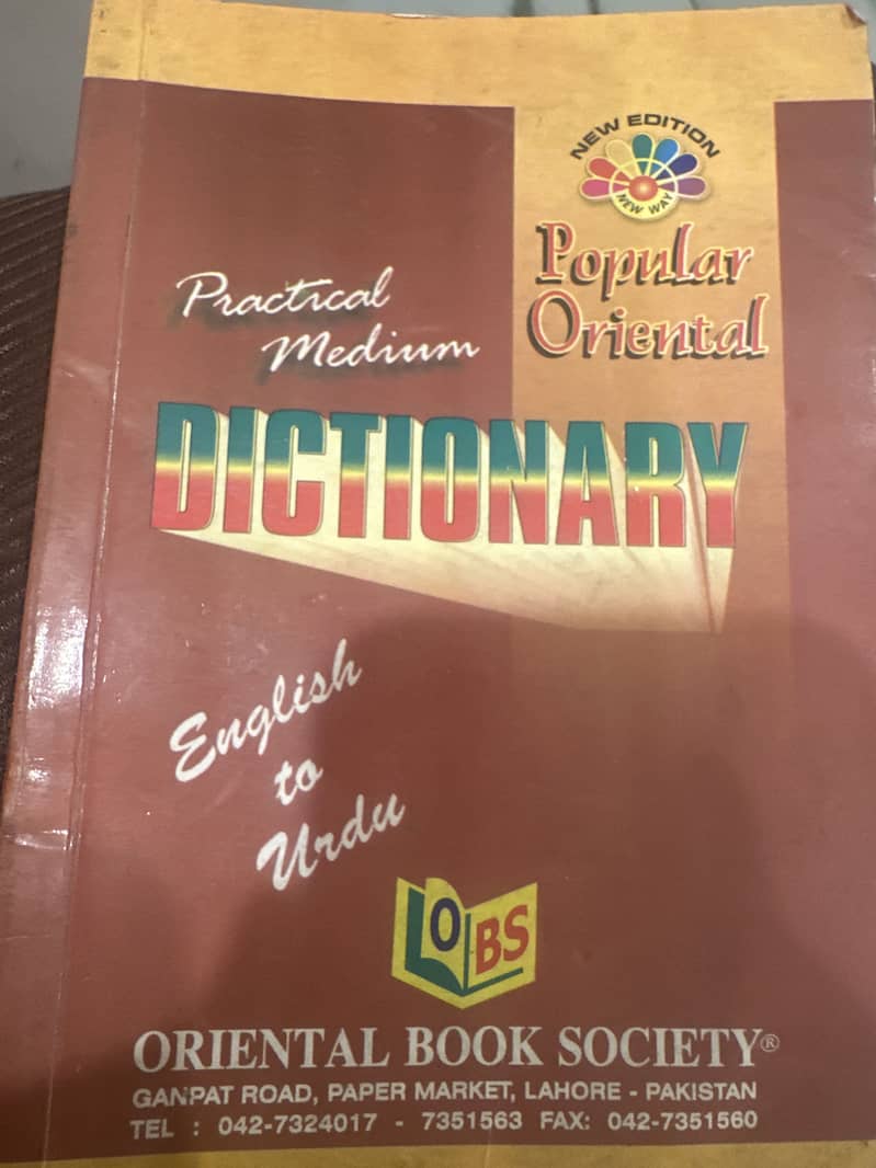 Popular oriental practical medium dictionary 0