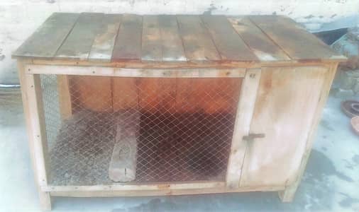 Wooden Animal Cage / Rabbit Cage with Iron Mesh – Lakri Ka Pinjra