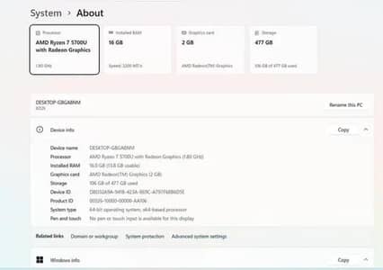 Lenovo IdeaPad 5 Ryzen 7 5700U Laptop – 16GB RAM, 512GB SSD