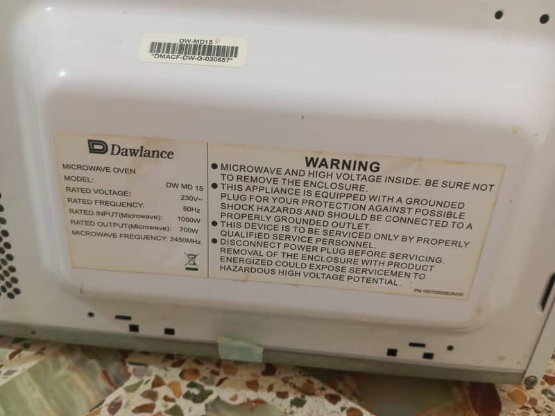 Dawlance microwave 6