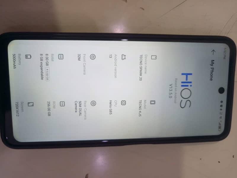 Tecno Spark 20 0