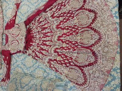 Red bridal lenga wedding