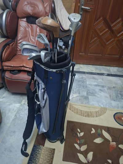 Golf kit with trolley