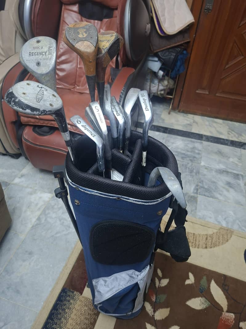 Golf kit with trolley 1