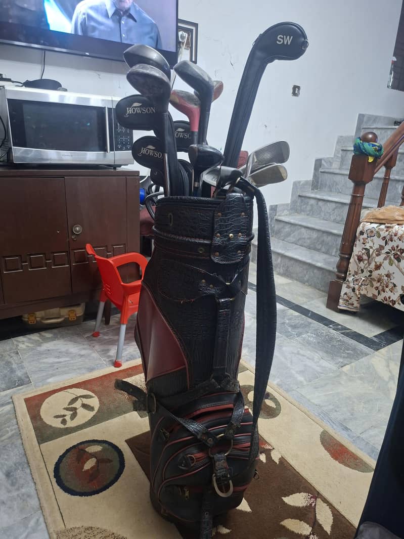 Golf kit with trolley 4