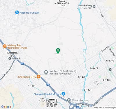 40*80 plot for sale in F-14/1 Islamabad