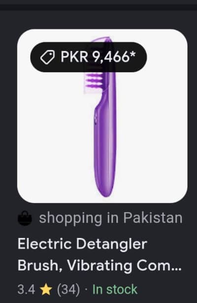 electric vibrating comb