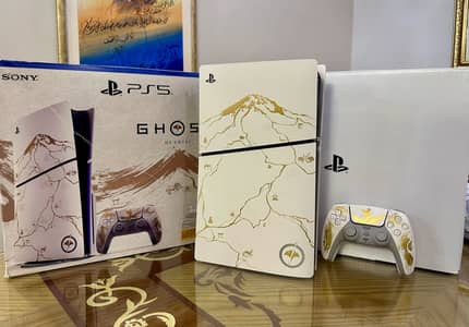 Ps5 Slim 1 TB UK Disc Ghost of Yotei Edition