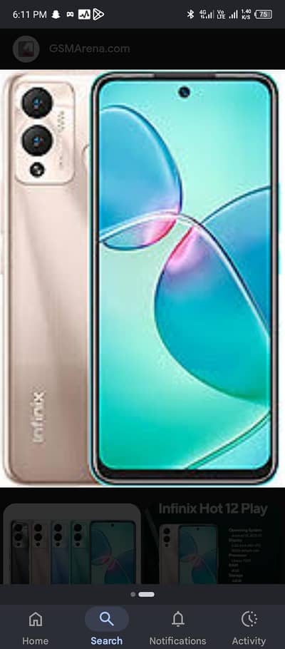 Infinix Hot 12 Play/exchange possible (03194881907)