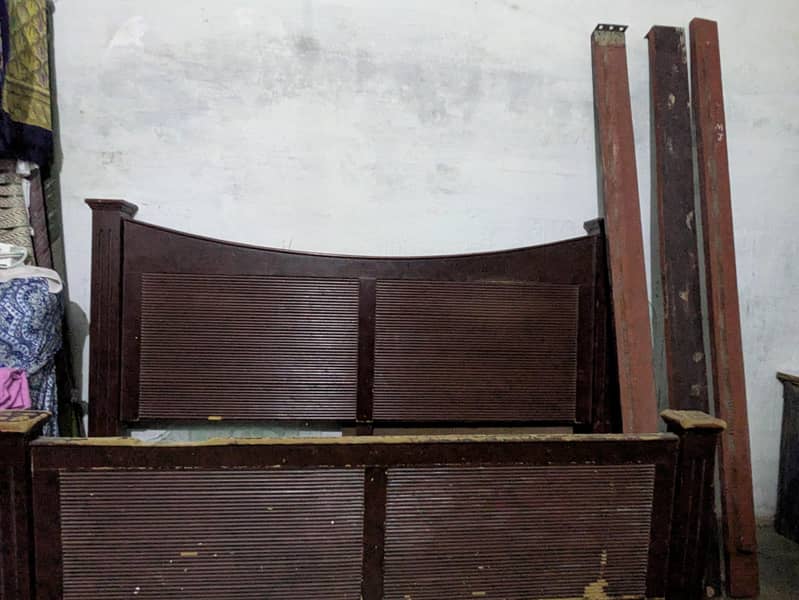full size bed without mattress 2