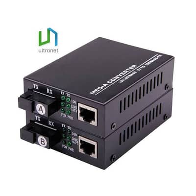 Ai Tech Fiber Media Converter Gigabit 100/1000