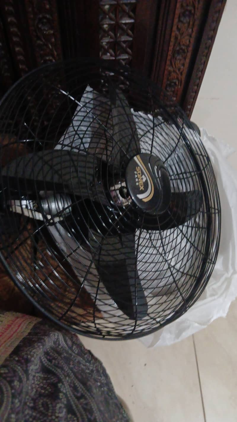 Sonex black bracket fan 6