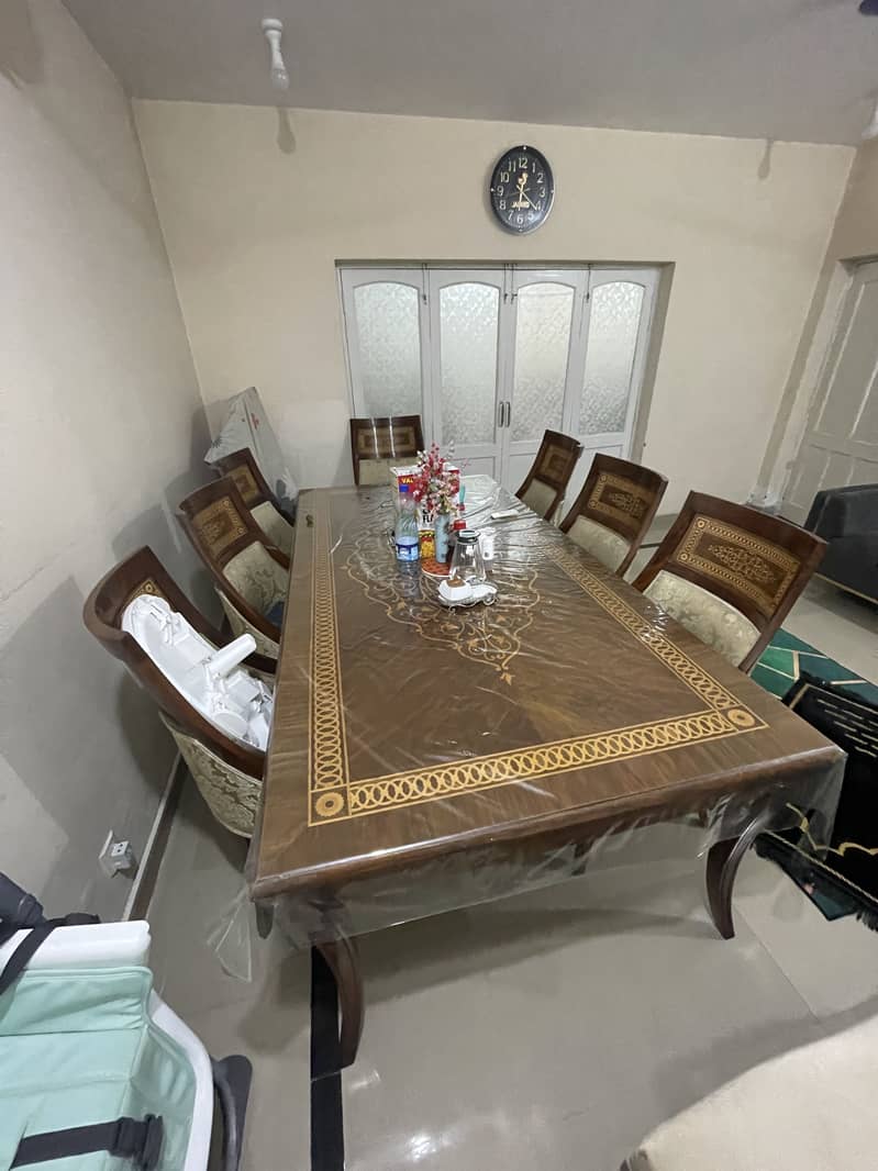 Dining Table with great solid finishing work 2