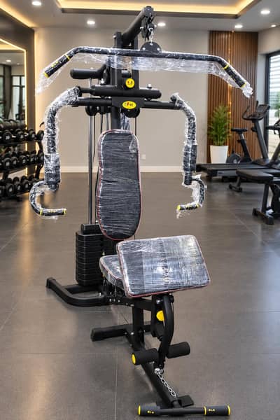 Full body All in 1 Exercise Home Gym Machine| Dumbbells  Rods Benches.
