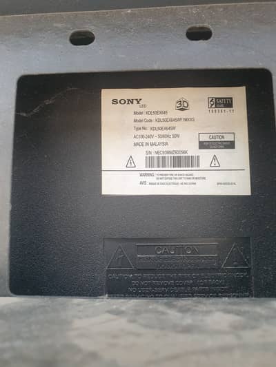 Sony Bravia 50 Inch Original Full HD 3D LED TV | Malaysia