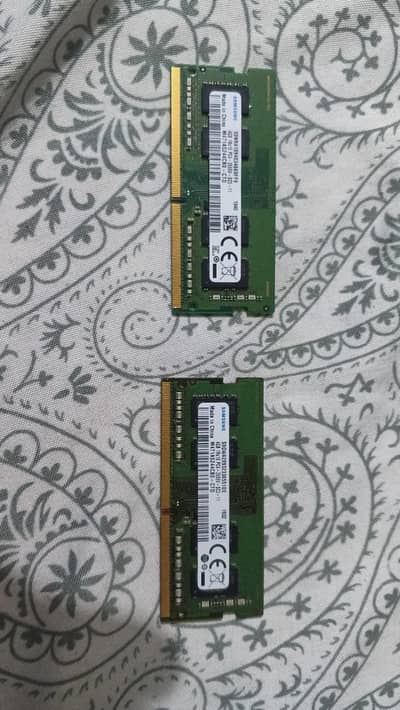 SAMSUNG DDR4 RAM 4GB 2 RAMS