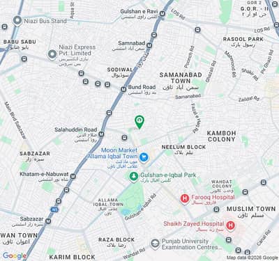 1 kanal hall for rent main allama iqbal town