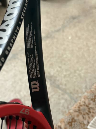 Wilson pro staff 97 for sale in Geniune and good condition with cover