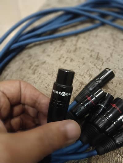 Wire world oasis8 xlr cables (Klipsch speakers Yamaha amplifier JBL )