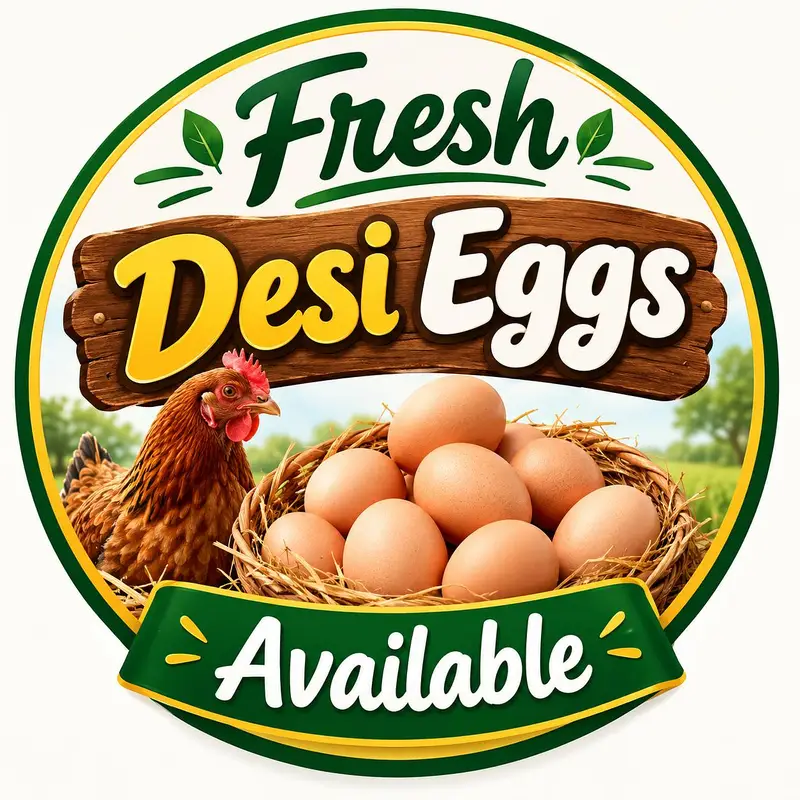 fresh Desi eggs available