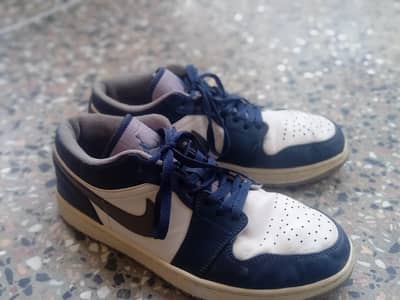 Nike Air Jordan 1 Low – Navy/White/Grey