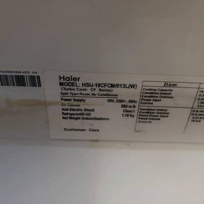 Haier split Ac