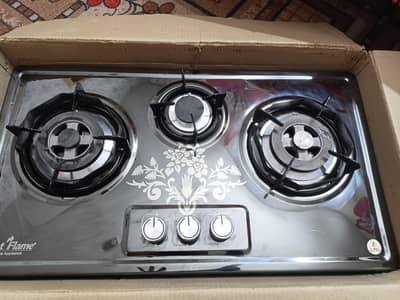 Brand New Fast Flame 3 Burner Gas Stove