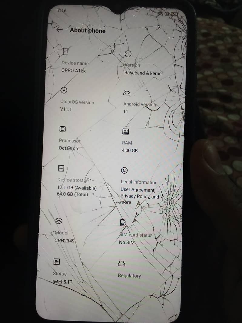 OPPO A16e 0