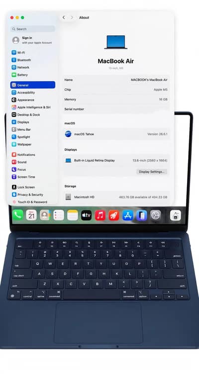 air M5 13 inch midnight blue