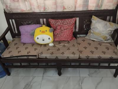 5 Seater Wooden Sofa Set for Sale