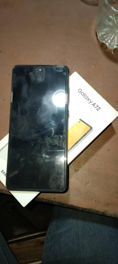 Samsung Mobile A72 - 8/128GB with Box+Back Imei Match