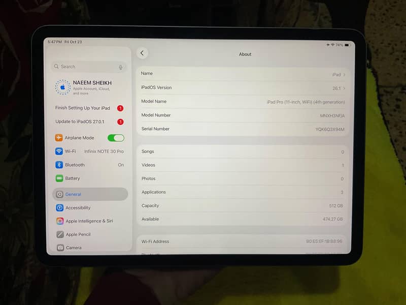 iPad Pro M2 11inch 1