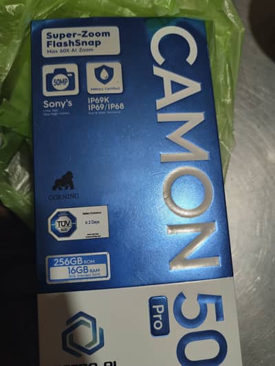 Camon 50 pro 256gb