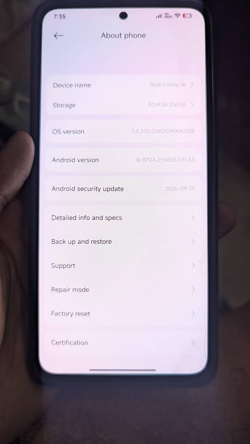 Xiaomi Redmi Note 14 5
